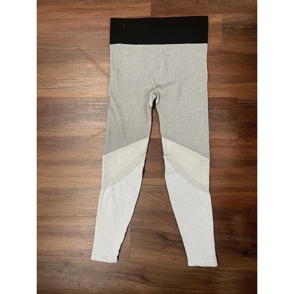 Aerie Leggings Womens Seamless High Rise Colorblock Workout Leggings - Picture 3 of 4